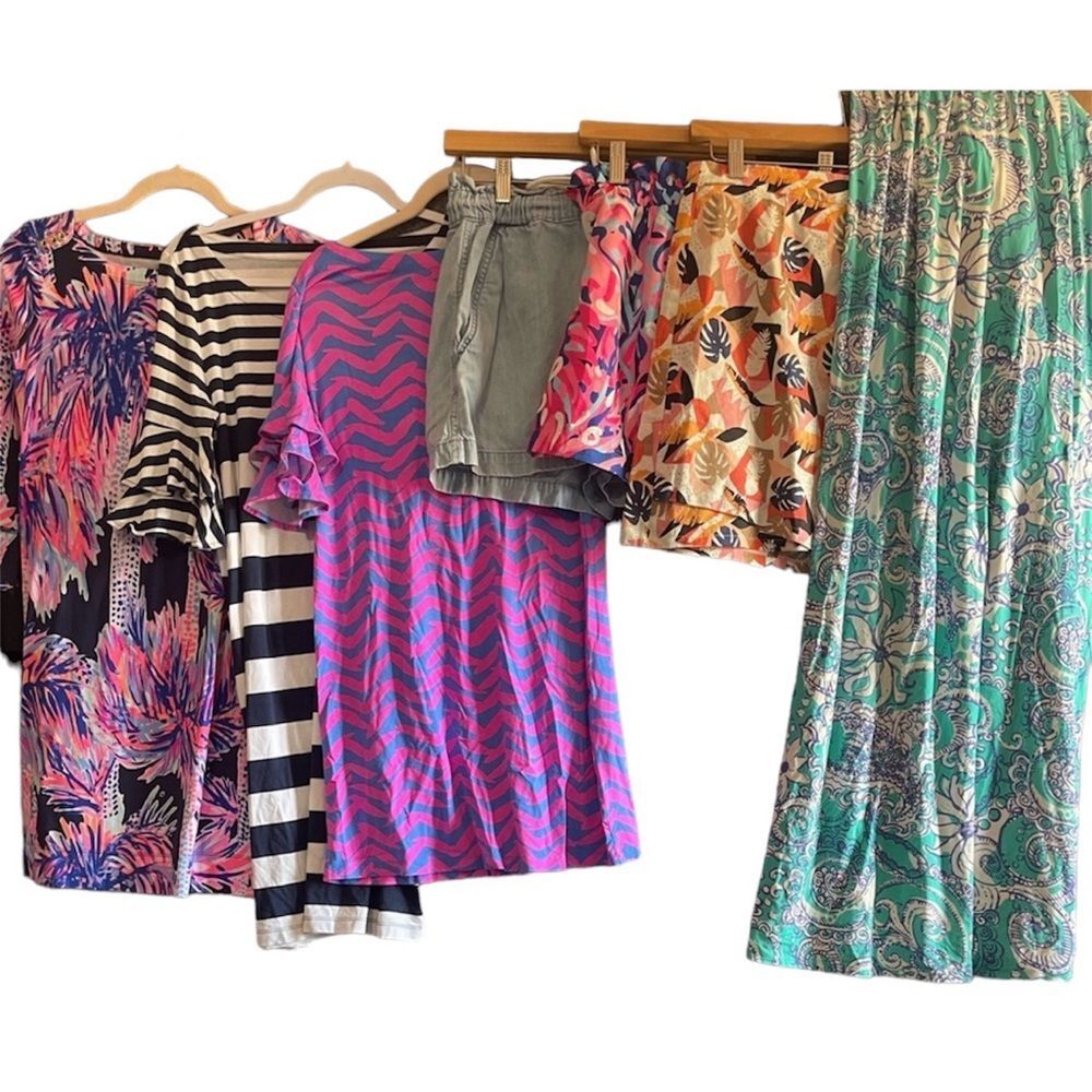 Lilly Pulitzer XXS/XS Simply Southern Loft Lot 7 of Dresses Shorts Skirt S 0/2/4
